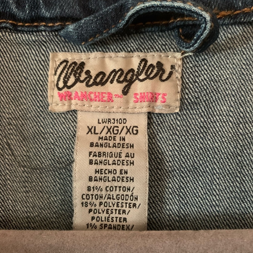 Women’s XL Wrangler Blue Jean Jacket